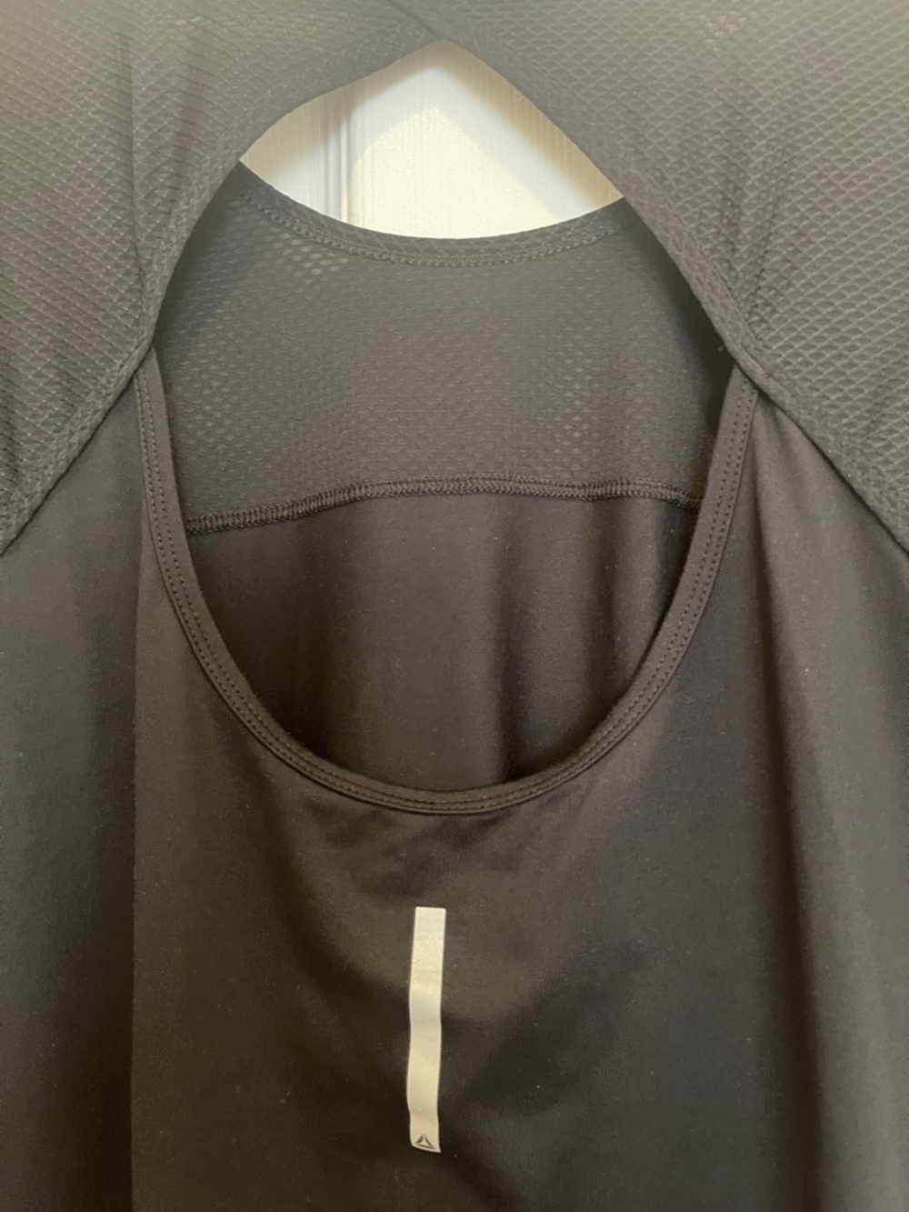 Reebok Short-Sleeve Scoop Neck Tops in Hot Pink and Black - Picture 10 of 12